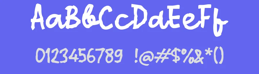Rabaing by wepfont.com — Script Handwritten Font — thumbnail 3