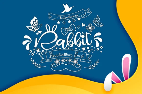 Rabbit Font by Nobu Collections by Nobu Collections — Script Handwritten Font