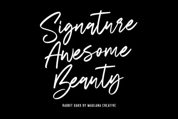 Rabbit Oaks Font by Maulana Creative — Script Handwritten Font — thumbnail 6