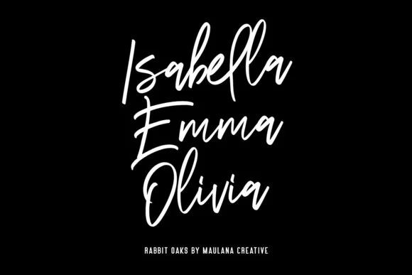 Rabbit Oaks Font by Maulana Creative — Script Handwritten Font — thumbnail 8