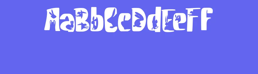 Rabbit by Vunira Design — Decorative Font — thumbnail 3