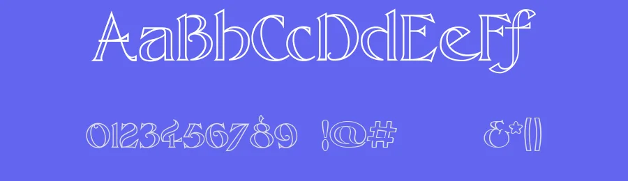 Rabbit Moon Open by SleepyGecko — Decorative Font — thumbnail 3
