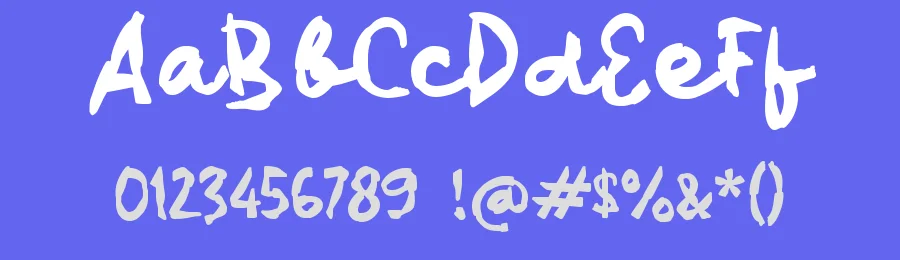Rabofun by wepfont.com — Script Handwritten Font — thumbnail 3