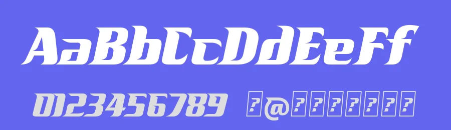 Racesky by Ahmad Zulfikar Ali — Display Font — thumbnail 3