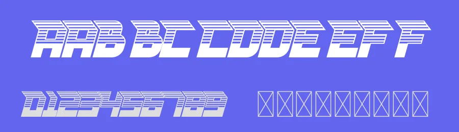 Race Space by Yahhya Anas — Display Font — thumbnail 3
