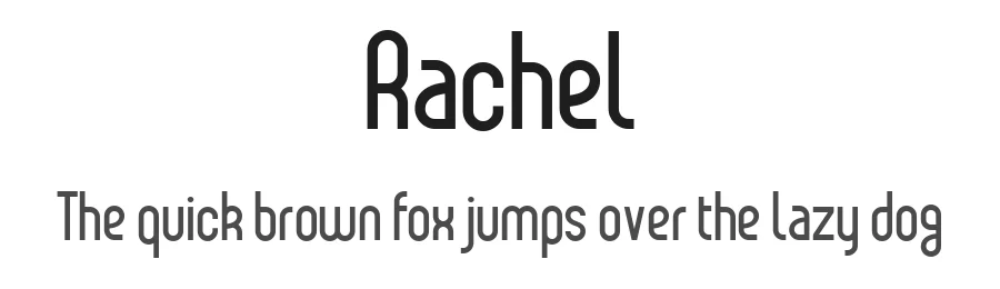 Rachel by Benoรฎt Sjรถholm โ Sans Serif Font