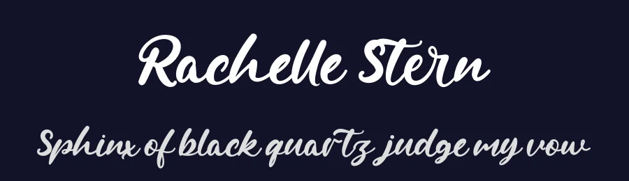 Rachelle Stern by Kong Font — Script Handwritten Font — thumbnail 2
