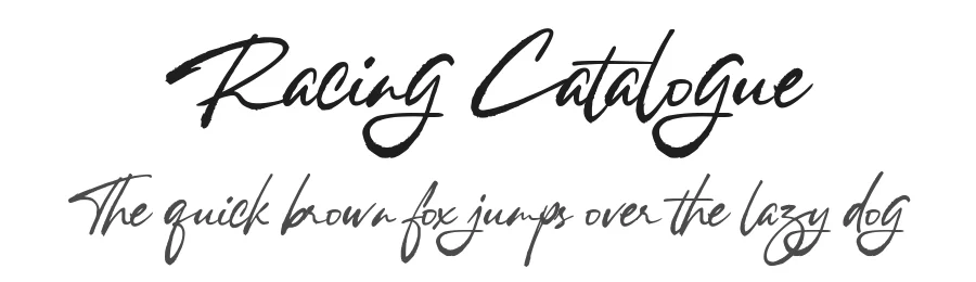 Racing Catalogue