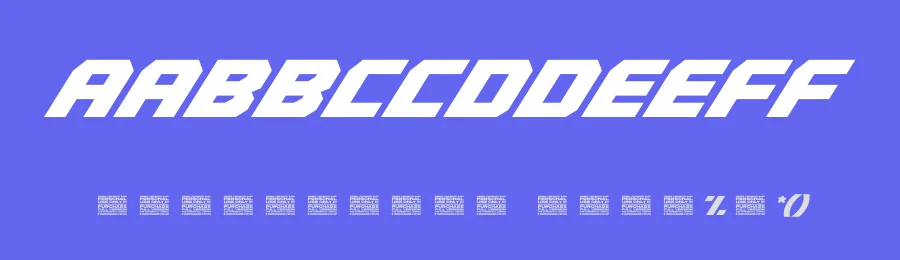 Racing Energy by Multype Studio — Display Font — thumbnail 3