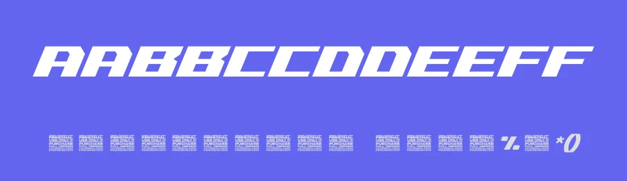 Racing Engine by Multype Studio — Display Font — thumbnail 3