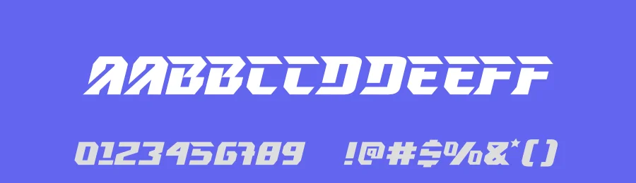 Racing Hard by GFR Creative — Display Font — thumbnail 3