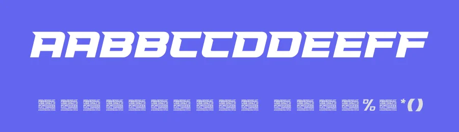 Racing Mark Race by Multype Studio — Display Font — thumbnail 3