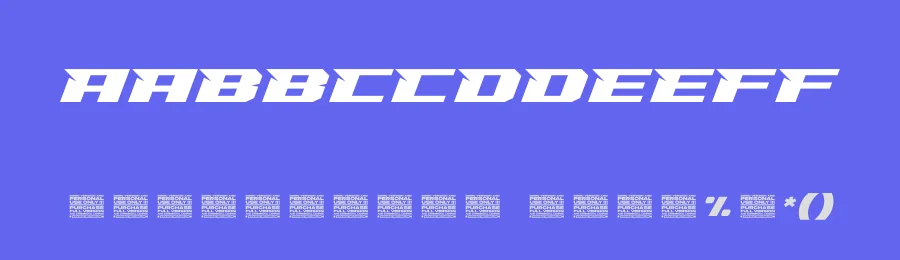 Racing Mega Race by Multype Studio — Display Font — thumbnail 3