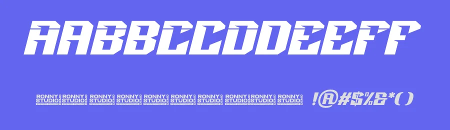 Racing Power by Ronny Studio — Display Font — thumbnail 3