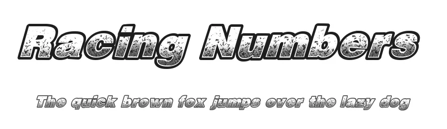 Racing Numbers