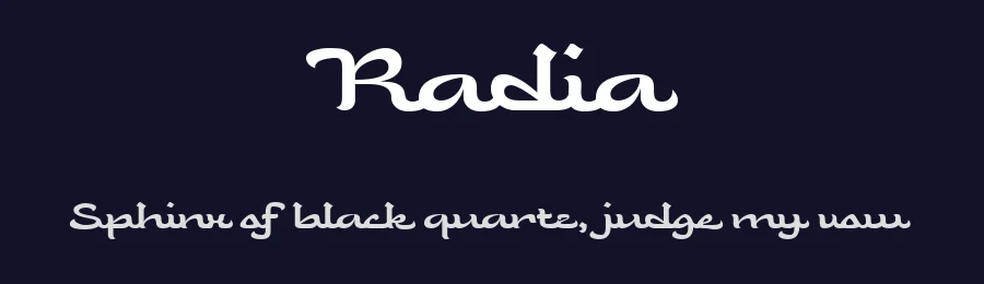 Radia by Afkari Studio — Decorative Font — thumbnail 2