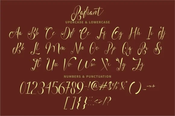 Radiant Font by GFRcreative — Script Handwritten Font — thumbnail 3