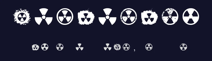 Radiation by D3 — Dingbats Font — thumbnail 2