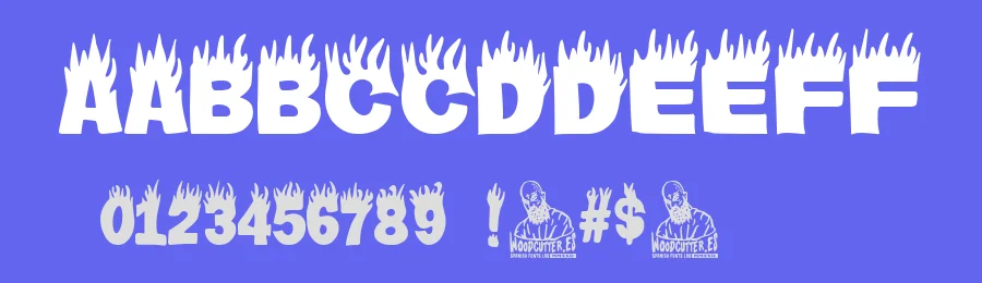 Radical Hot Rods by Woodcutter — Decorative Font — thumbnail 3