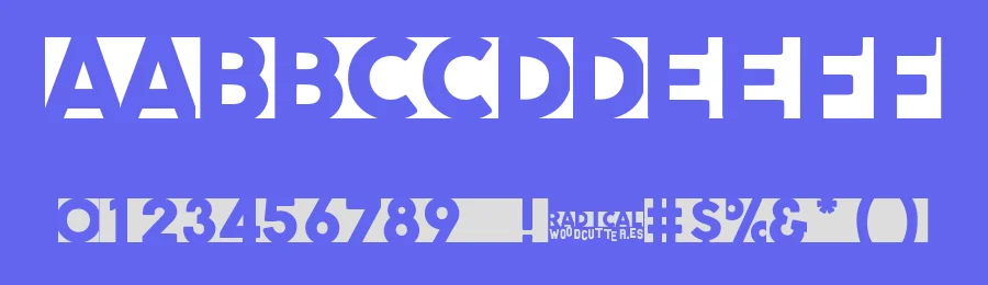 Radicalblock by Woodcutter — Sans Serif Font — thumbnail 3
