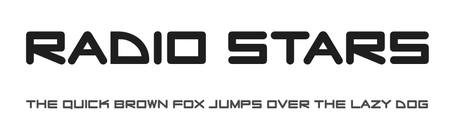 Radio Stars by Typodermic Fonts — Display Font