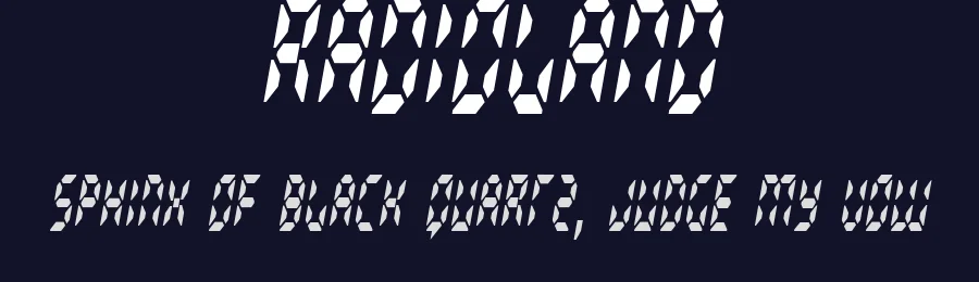 Radioland by Pizzadude — Display Font — thumbnail 2
