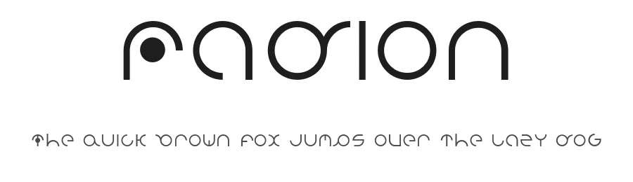 Radion by Marc Beekhuis — Display Font