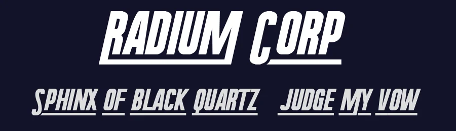 Radium Corp by James Barnardo — Sans Serif Font — thumbnail 2