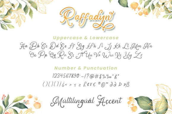 Raffadyn Font by attypestudio — Script Handwritten Font — thumbnail 6