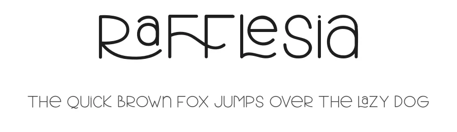 Rafflesia by Typer Std — Sans Serif Font