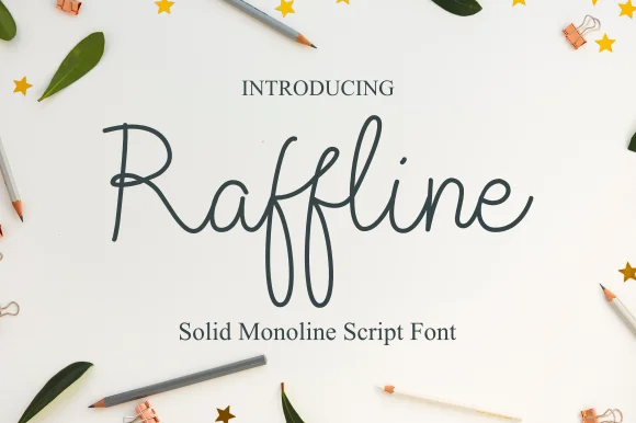 Raffline Script Font by Sibelumpagi Studio β Script Handwritten Font