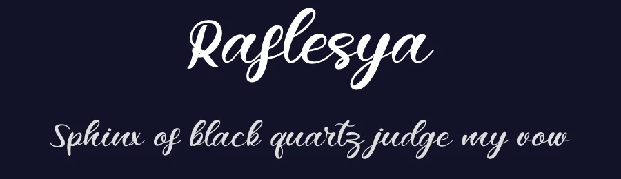 Raflesya by Skiiller Studio — Script Handwritten Font — thumbnail 2
