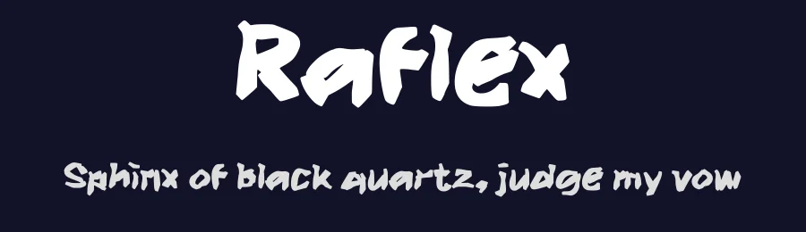 Raflex by wepfont.com — Script Handwritten Font — thumbnail 2
