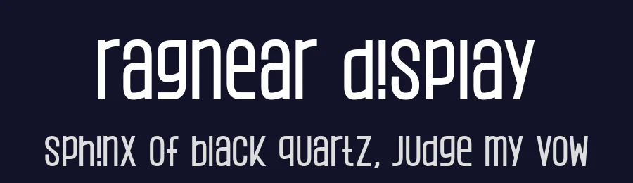 Ragnear Display by Shanaya Studio — Sans Serif Font — thumbnail 2