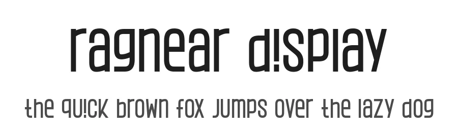 Ragnear Display by Shanaya Studio — Sans Serif Font