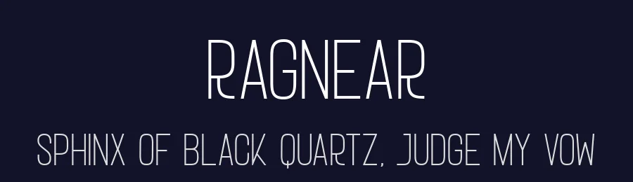 Ragnear by Shanaya Studio — Sans Serif Font — thumbnail 2