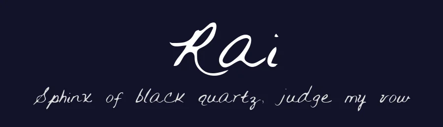 Rai — Script Handwritten Font — thumbnail 2