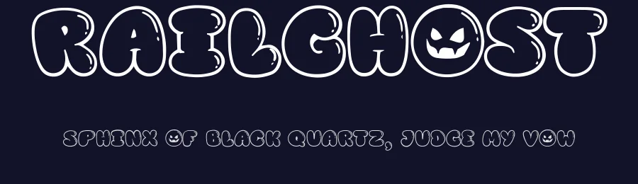Railghost by BlackFridayFont FMF — Decorative Font — thumbnail 2