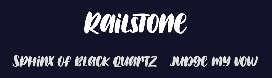 Railstone by Maulana Creative — Script Handwritten Font — thumbnail 2