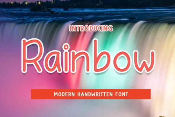 Rainbow Font by shiddiq.art by shiddiq.art — Script Handwritten Font