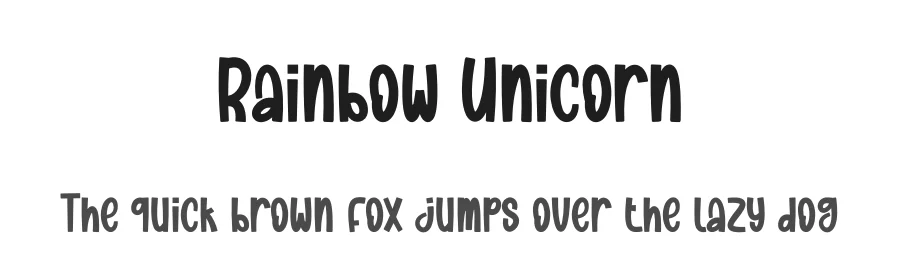 Rainbow Unicorn