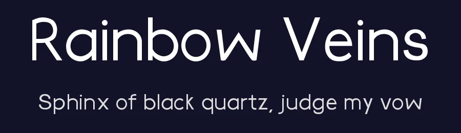 Rainbow Veins by Alice Rojas — Decorative Font — thumbnail 2