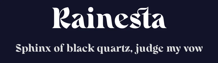 Rainesta by Digitype Studio — Decorative Font — thumbnail 2