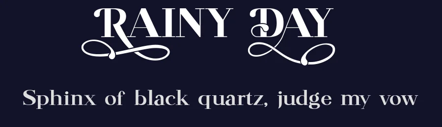 Rainy Day by 177Studio — Serif Font — thumbnail 2