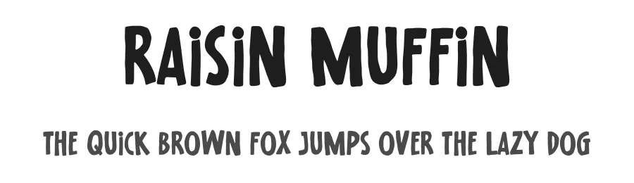 Raisin Muffin