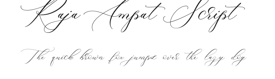 Raja Ampat Script