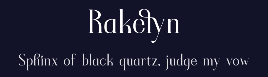 Rakelyn by Storytype Studio — Serif Font — thumbnail 2