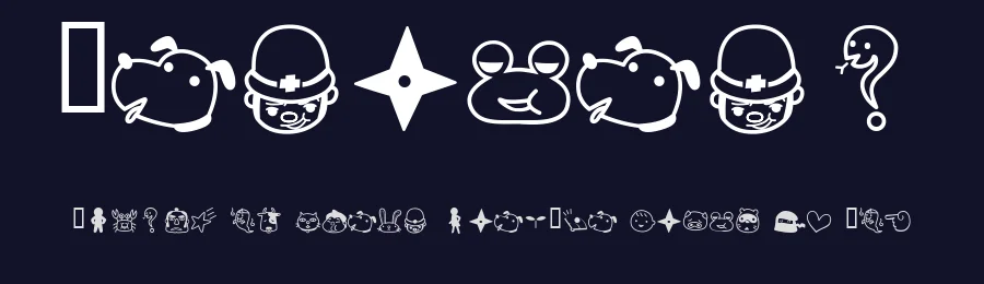 Rakugaki — Dingbats Font — thumbnail 2