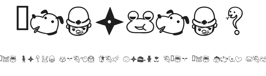 Rakugaki — Dingbats Font