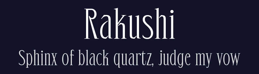 Rakushi by Kulokale Studio — Serif Font — thumbnail 2